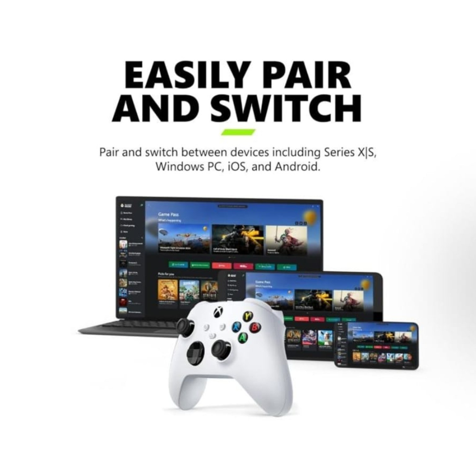 Xbox Wireless Gaming Controller (2025) — Robot White